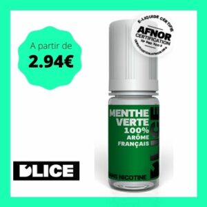 E-liquide DLICE MENTHE VERTE 10ml