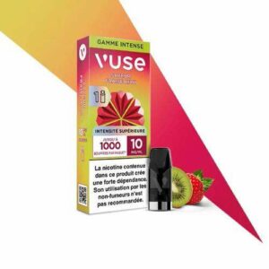 Pod Vuse Reload 1000 Fraise Kiwi Intense 1 Recharge 10 mg