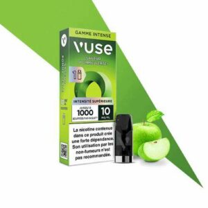 Vuse pod reload 1000 pomme verte 1 recharge 10mg