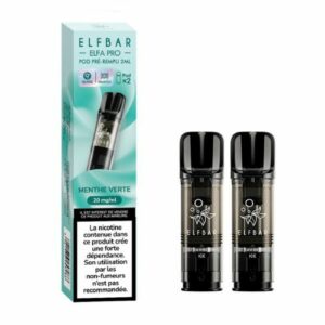 Capsule Pod Elfa Pro Menthe Verte (x2) Elfbar